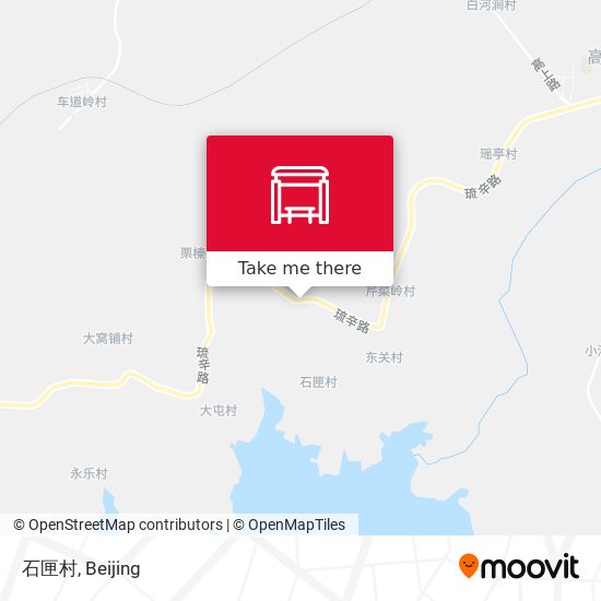 石匣村 map