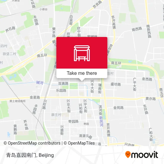 青岛嘉园南门 map
