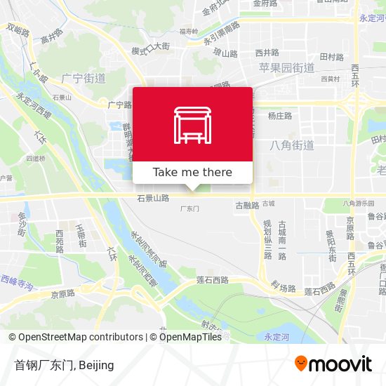 首钢厂东门 map