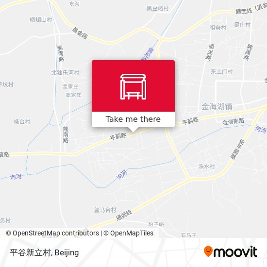 平谷新立村 map