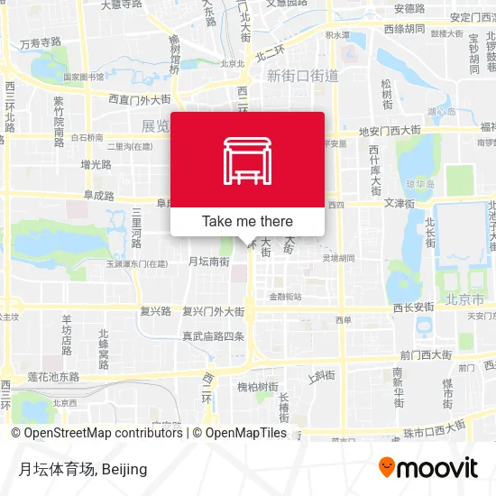 月坛体育场 map