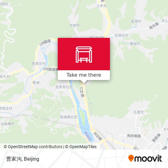 曹家沟 map