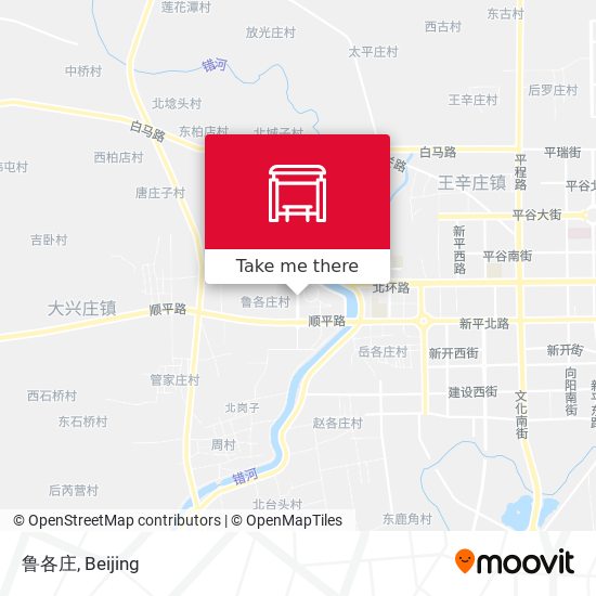鲁各庄 map