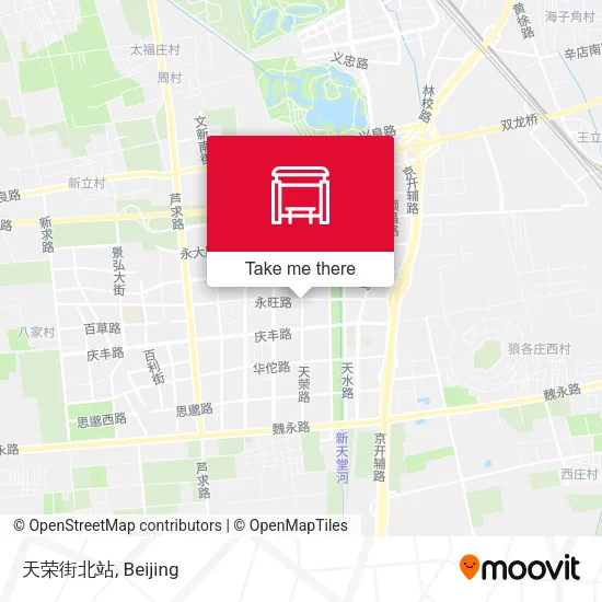 天荣街北站 map