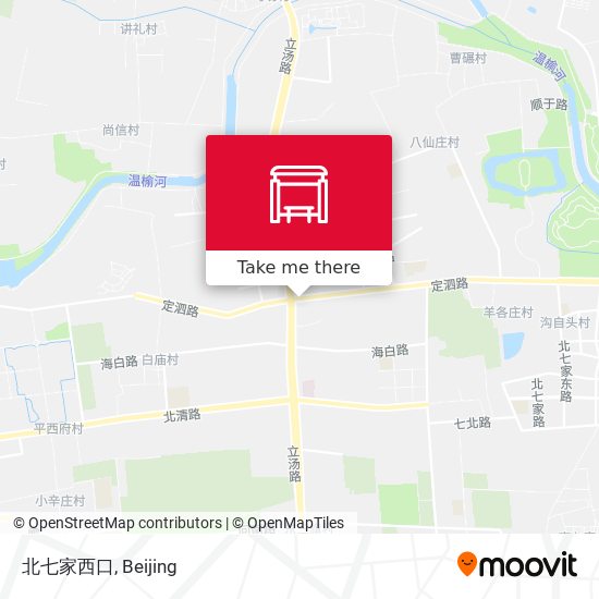 北七家西口 map