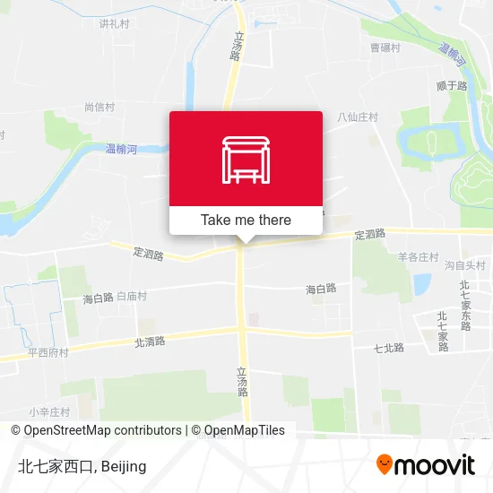 北七家西口 map