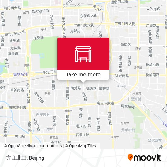 方庄北口 map