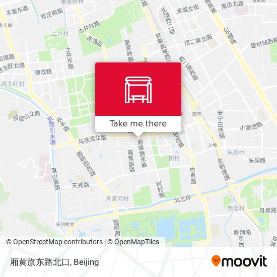 厢黄旗东路北口 map