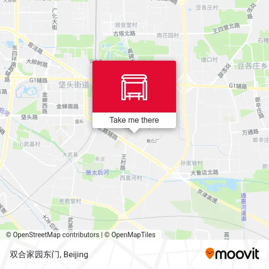 双合家园东门 map