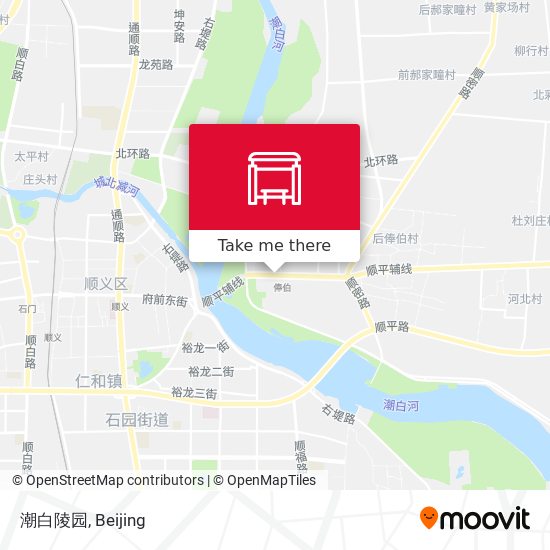 潮白陵园 map
