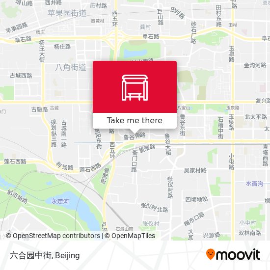 六合园中街 map