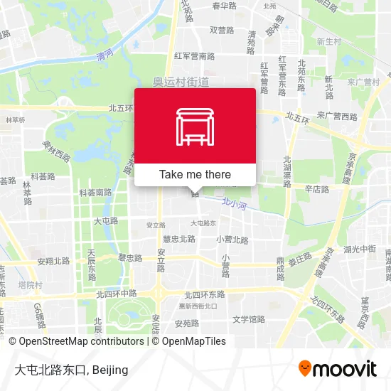 大屯北路东口 map
