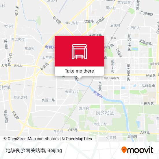地铁良乡南关站南 map