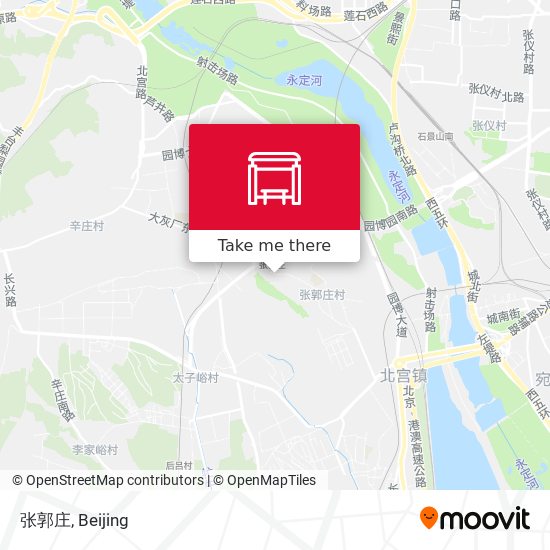 张郭庄 map
