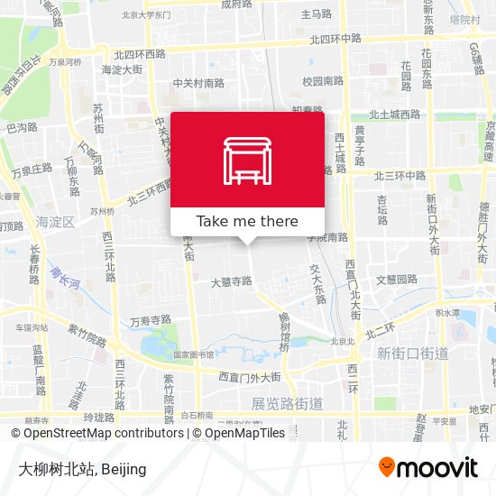 大柳树北站 map