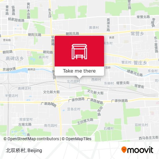 北双桥村 map