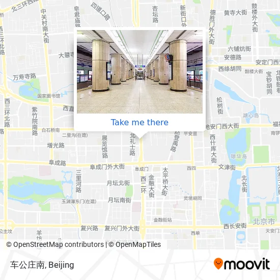 车公庄南 map