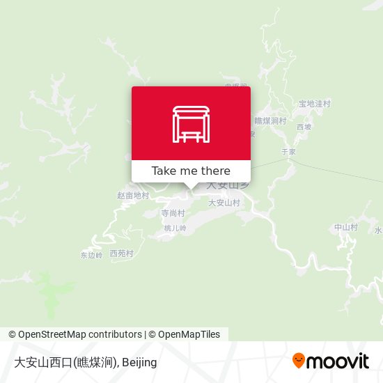 大安山西口(瞧煤涧) map