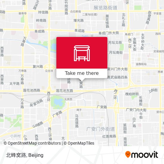 北蜂窝路 map