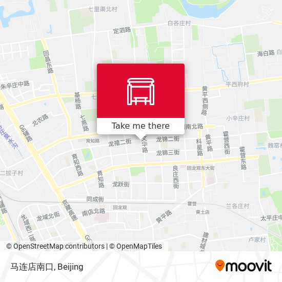 马连店南口 map