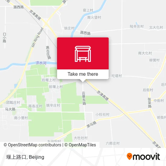 堰上路口 map