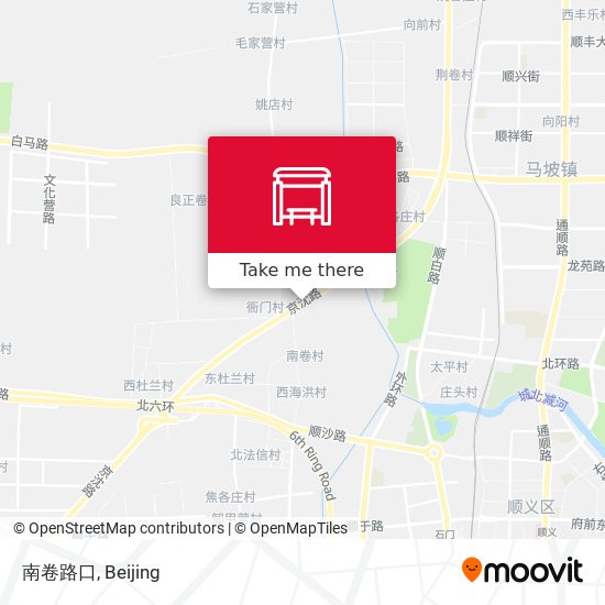 南卷路口 map
