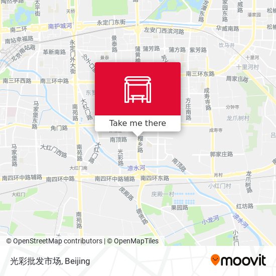 光彩批发市场 map