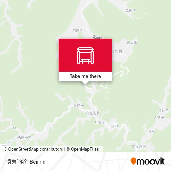 濂泉响谷 map