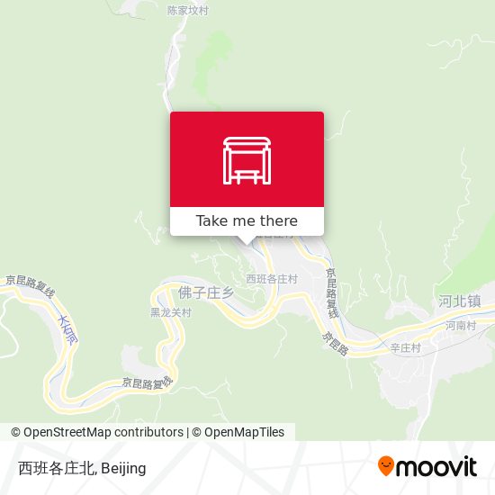 西班各庄北 map