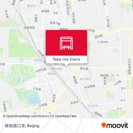 林校路口东 map