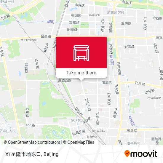 红星隆市场东口 map