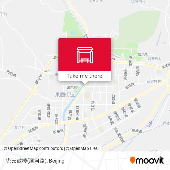 密云鼓楼(滨河路) map