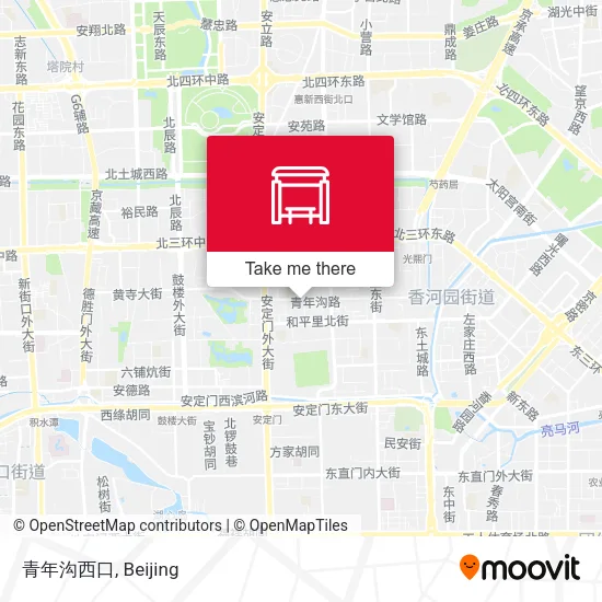 青年沟西口 map