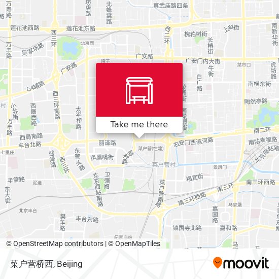 菜户营桥西 map