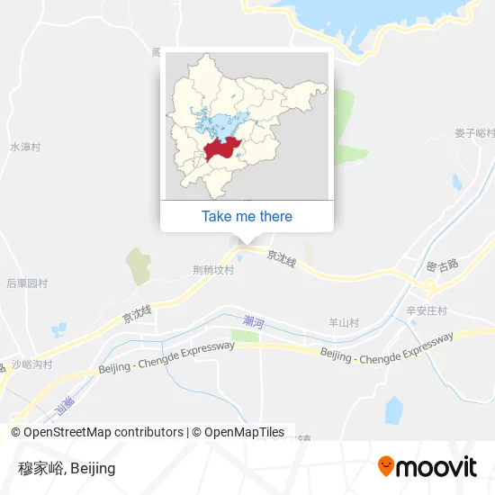 穆家峪 map