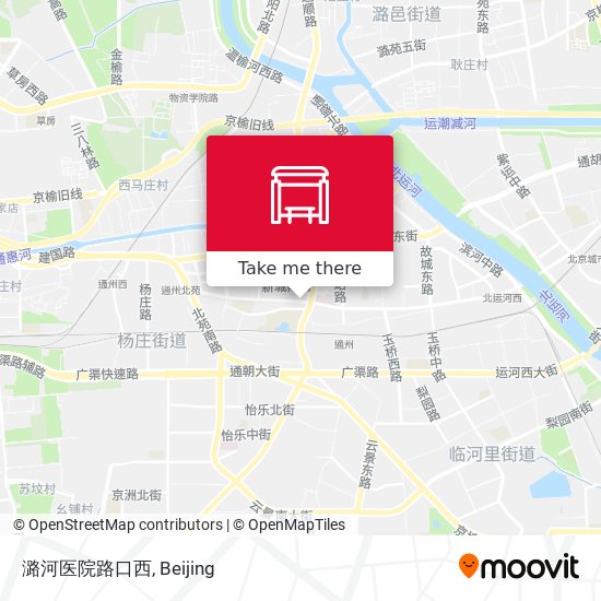 潞河医院路口西 map