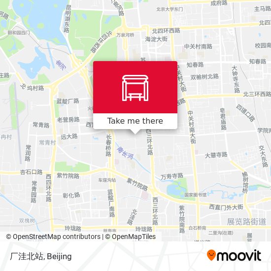 厂洼北站 map