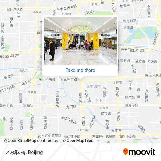 木樨园桥 map