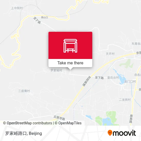 罗家峪路口 map