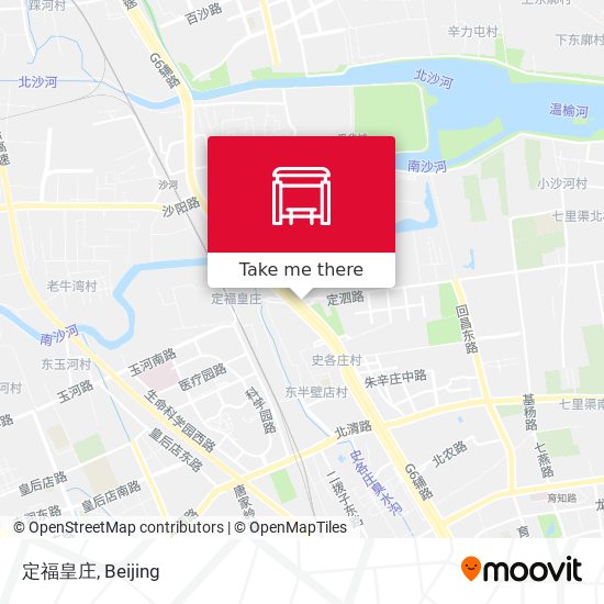 定福皇庄 map
