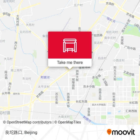 良坨路口 map