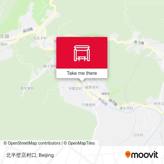 北半壁店村口 map