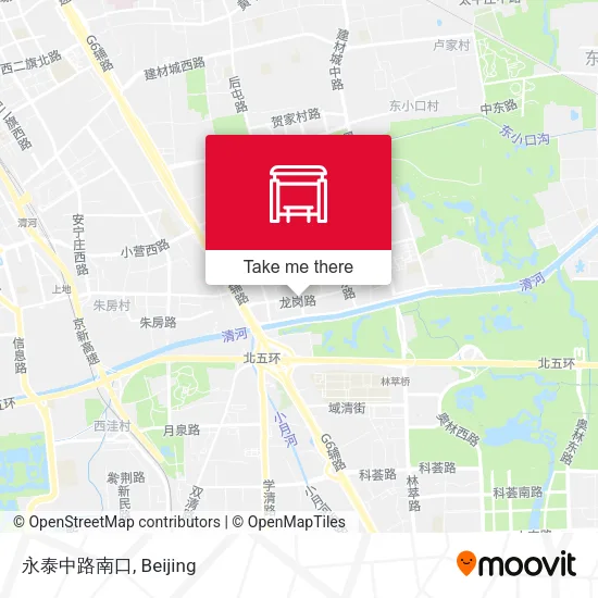 永泰中路南口 map