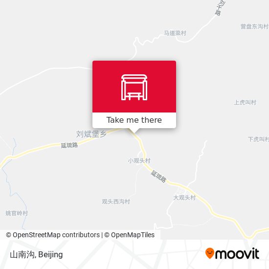 山南沟 map