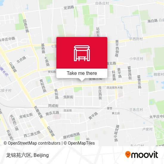 龙锦苑六区 map