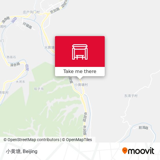 小黄塘 map