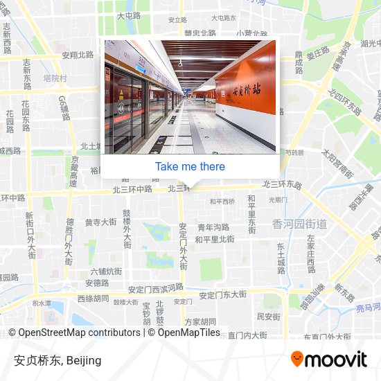 安贞桥东 map