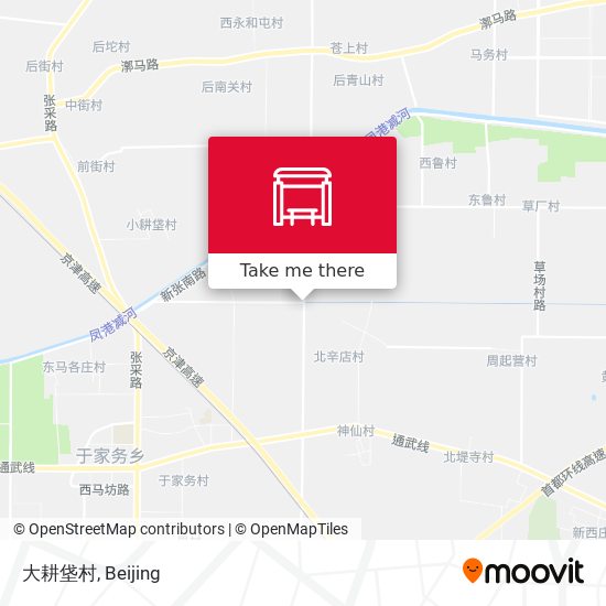 大耕垡村 map