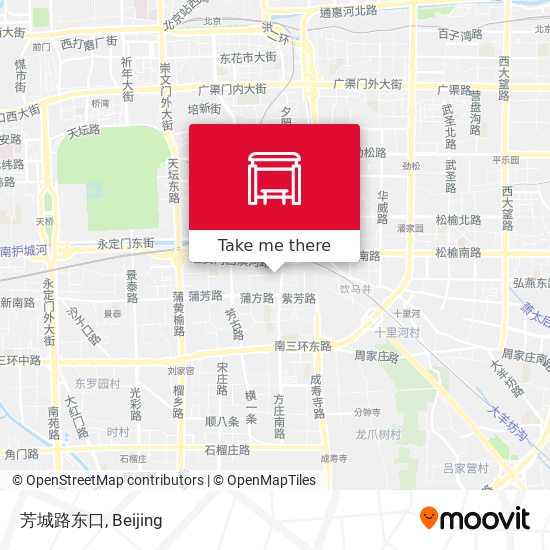 芳城路东口 map