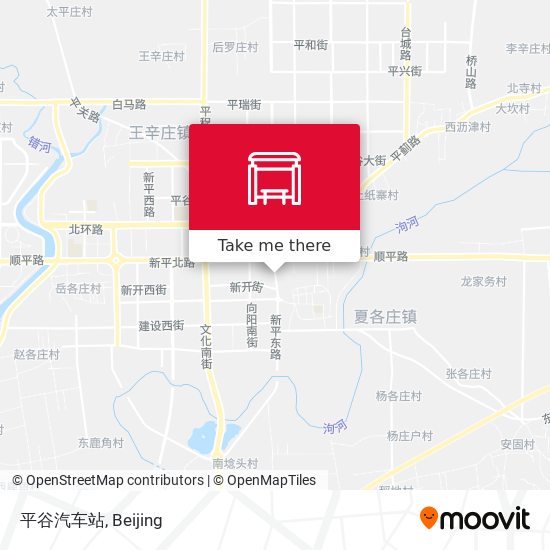 平谷汽车站 map